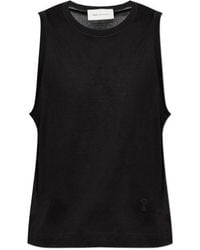 Ami Paris - Sleeveless Crewneck Vest - Lyst