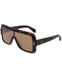 Ferragamo - Ferragamo Eyewear Shield Frame Sunglasses - Lyst