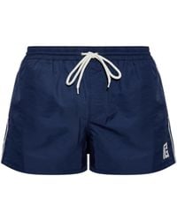 Balmain - Drawstring Swim Trunks - Lyst