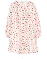 Stine Goya - Tie Floral Mini Dress - Lyst