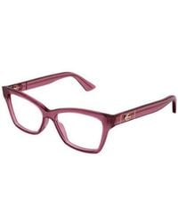 Gucci - Eyewear Rectangle Frame Glasses - Lyst