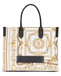 Balmain - Printed B-Army Medium Tote Bag - Lyst