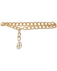 Bally - Logo Charm Chain-Link Belt - Lyst