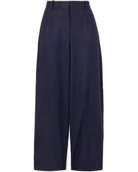 TOTEME - Pleated Wide-Leg Casual Pants - Lyst