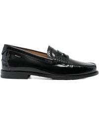 Bally - Polished Leather Penny Loafers - Lyst
