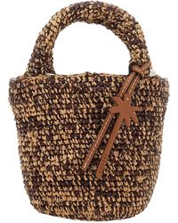 Manebí - Manebí Woven Mini Tote Bag - Lyst