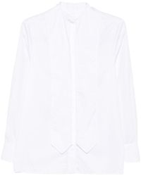 Dondup - Tie-Detail Long-Sleeve Shirt - Lyst