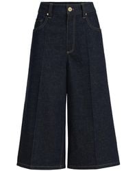 Brunello Cucinelli - Logo Patch Denim Shorts - Lyst