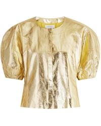 Gabriela Hearst - Waverly Linen Top - Lyst
