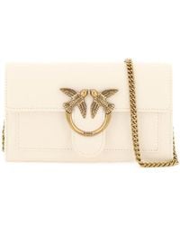 Pinko - Love Mini Icon Chain Crossbody Bag - Lyst