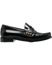 Saint Laurent - Le Loafer 15 Leather Moccasin - Lyst