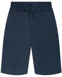 Versace - Jeans Couture Logo Drawstring Shorts - Lyst