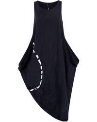 Maria Calderara - Puppet Dressebroidered Taffeta Dress - Lyst