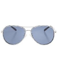 Tory Burch - Pilot-Frame Sunglasses - Lyst