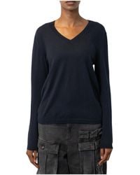 Avant Toi - V-Neck Long-Sleeved Sweater - Lyst