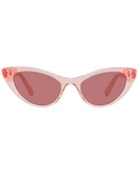 Stella McCartney - Eyewear Cat-Eye Frame Sunglasses - Lyst