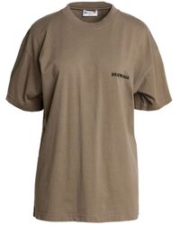 Balenciaga - Minimalist Solid-Color T-Shirt - Lyst