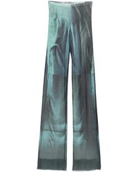 Jean Paul Gaultier - Mesh Casual Pants - Lyst