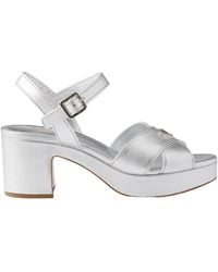 Prada - Round-Toe High-Heeled Sandals - Lyst