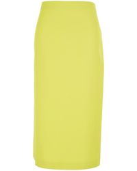 Twinset - Logo Plaque Zipped Skirt - Lyst