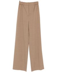 Max Mara - Wide-Leg Casual Pants - Lyst