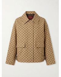 Gucci - Gg Monogram Bomber Jacket - Lyst