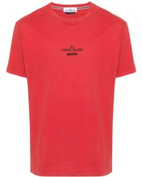 Stone Island - Archivio Print Slim-Fit Cotton T-Shirt - Lyst
