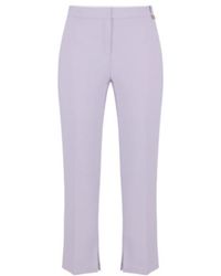 Elisabetta Franchi - Logo Charm Lightweight Tailored Pants - Lyst