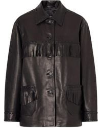 Nili Lotan - Gus Tassel Leather Jacket - Lyst