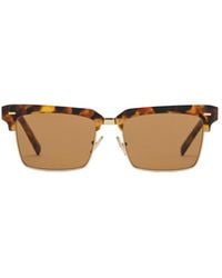 Miu Miu - Logo Sunglasses - Lyst