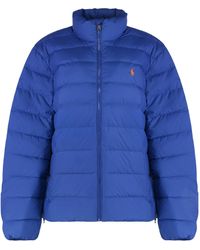 Polo Ralph Lauren - Logo Embroidered Zip-Up Jacket - Lyst