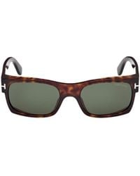 Tom Ford - Eyewear Juan Rectangle Frame Sunglasses - Lyst