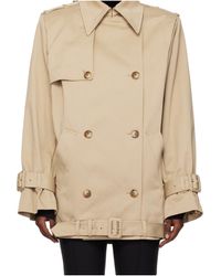 Mugler - Buckle Double-Breasted Jacket - Lyst