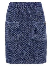 Ferragamo - Mouliné Knit Miniskirt - Lyst