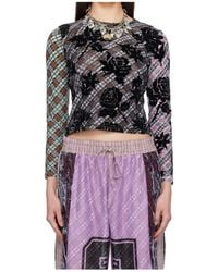 Chopova Lowena - Long-Sleeved Mesh Top - Lyst