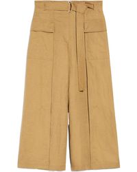 Weekend by Maxmara - Buckle Belt Casual Pants - Lyst