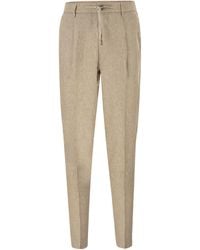Peserico - Drawstring Tapered Pants - Lyst