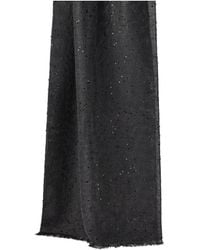 Brunello Cucinelli - Sequin Embellished Scarf - Lyst