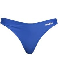 Ganni - Solidcolor Bikini Bottoms - Lyst