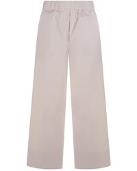 Antonelli - Elastic-Waist Wide-Leg Pants - Lyst