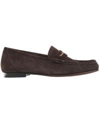 Chloé - Chloé Logo Chain Loafers - Lyst
