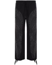 Off-White c/o Virgil Abloh - Drawstring Wide Leg Trousers - Lyst