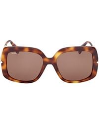 Max Mara - Square Frame Sunglasses - Lyst