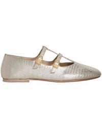Celine - Double Strap Mary Jane Ballerina Les Ballerines - Lyst