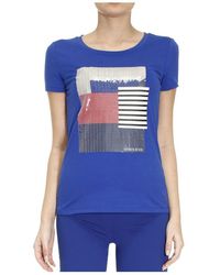 Armani Jeans - Logo Details T-Shirt - Lyst