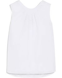 Max Mara - 'S Sleeveless Poplin Top - Lyst