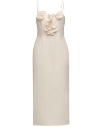 Magda Butrym - Cotton Flower-Detail Midi Beach Dress - Lyst