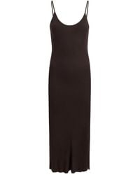 KHAITE - Leesal Sleeveless Midi Dress - Lyst