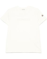 Moncler - Crew Neck Short-Sleeved T-Shirt - Lyst