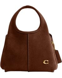 COACH - Lana 19 Suede Shoulder Bag - Lyst